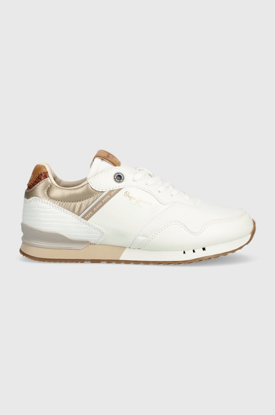 Αθλητικά Pepe Jeans PLS40007 απομίμηση λείου δέρματος λευκό PLS40007