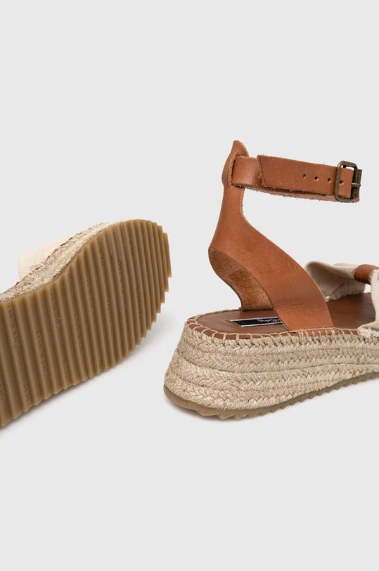Obuwie Pepe Jeans sandały PLS90659 PLS90659 beżowy