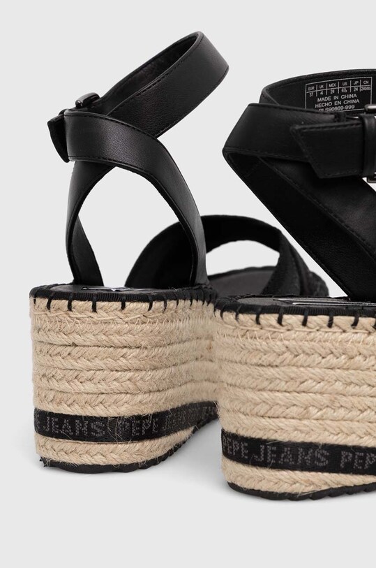 Obuwie Pepe Jeans sandały PLS90669 PLS90669 czarny