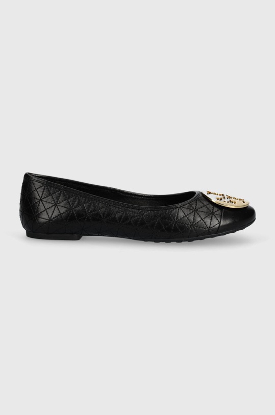 Kožené baleríny Tory Burch Claire Quilted Ballet 155325.006 černá SS24