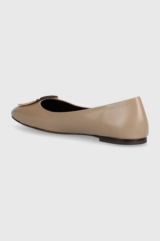 Обувки Кожени балеринки Tory Burch Georgia Ballet 154077.200 бежов