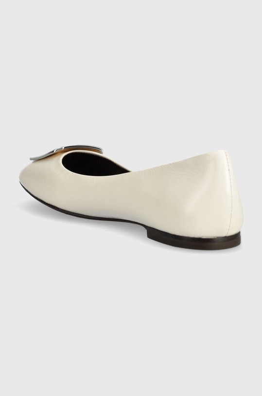 Obuwie Tory Burch baleriny skórzane Georgia Ballet 154077.724 beżowy