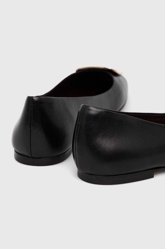 Obuwie Tory Burch baleriny skórzane Georgia Ballet 154077.006 czarny