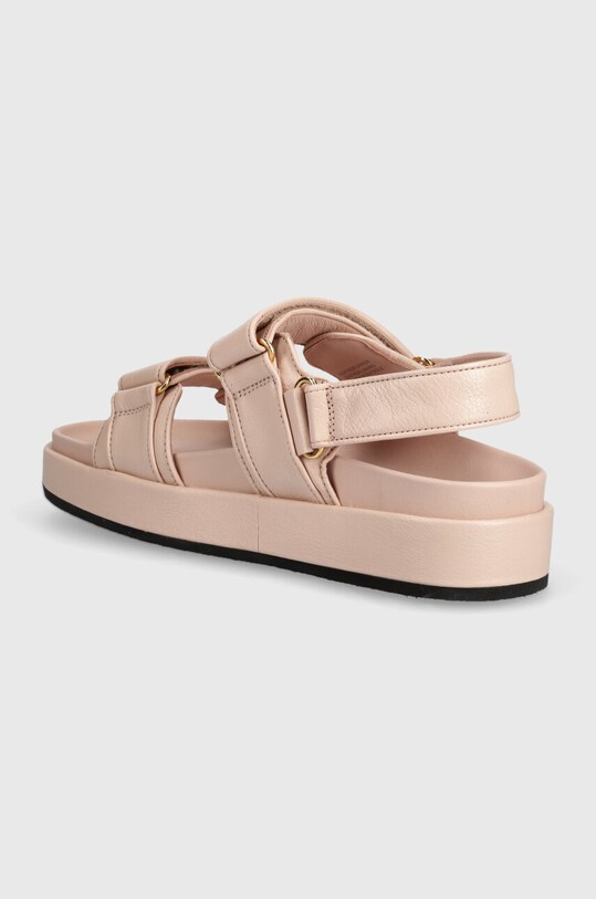 Încălțăminte Tory Burch sandale de piele Kira Sport Sandal 144328.652 roz