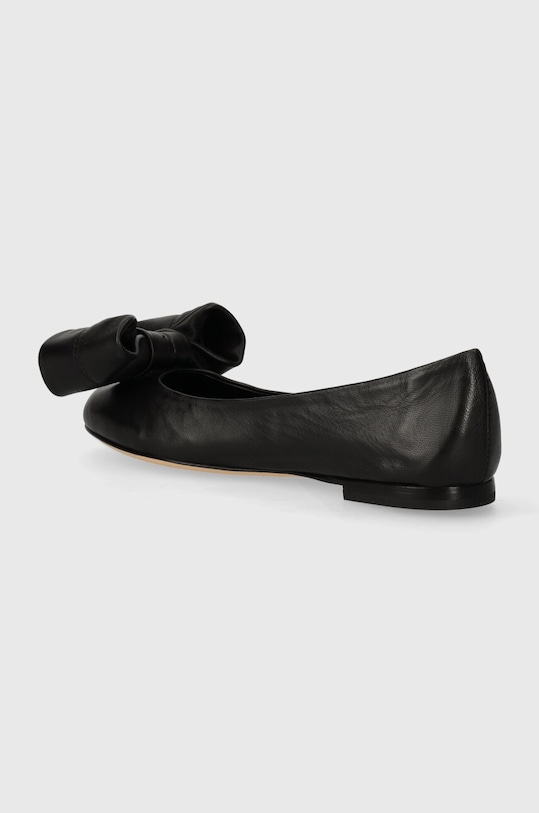 Obuv Kožené balerínky AGL Milly Ribbon D544029PCSOFTY0000 čierna