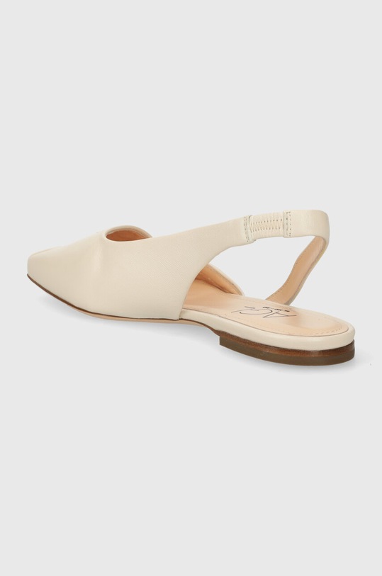 Obuwie AGL baleriny skórzane Rina Sling B D550002PCSOFTY0119 beżowy