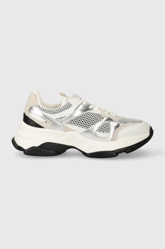 Twinset sneakers pelle fiore bianco 241TCP090.00001