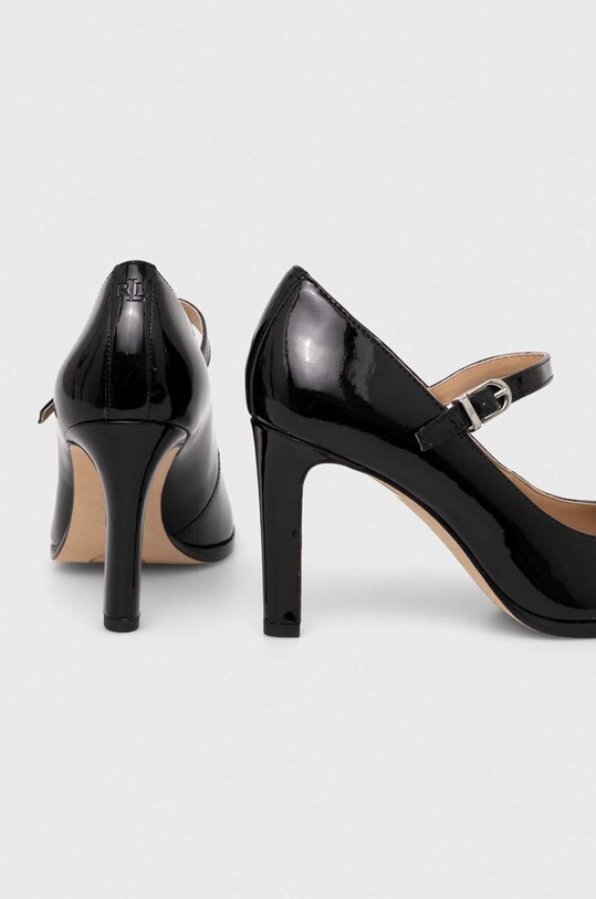 Obuwie Lauren Ralph Lauren szpilki skórzane Camila 802927935001.001 czarny