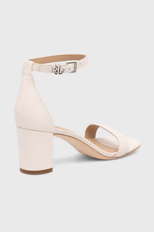 Взуття Шкіряні сандалі Lauren Ralph Lauren Logan 802935561001.100 бежевий