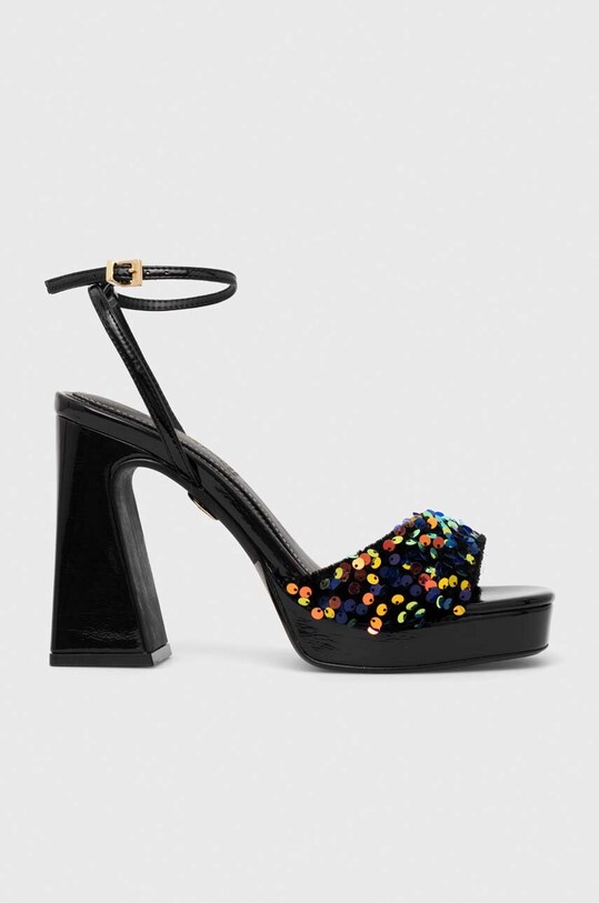 Buffalo sandali Liza Disco tessile nero 1291472.BLK