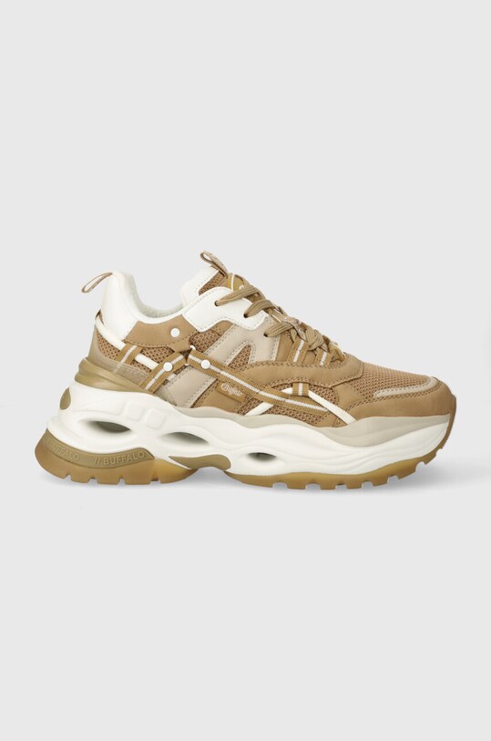 Buffalo sneakersy Triplet Hollow syntetyczny beżowy 1630621.BEI