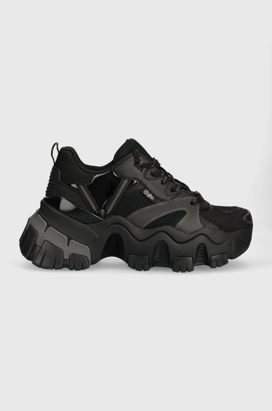 Tenisice Buffalo Norion1 imitacija zrnate kože crna 1636084.BLK