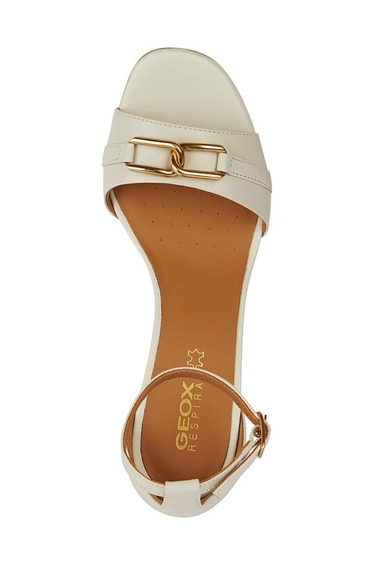 Geox sandale de piele D NEW ERAKLIA 80 D45RPE.000TU.C5322 bej