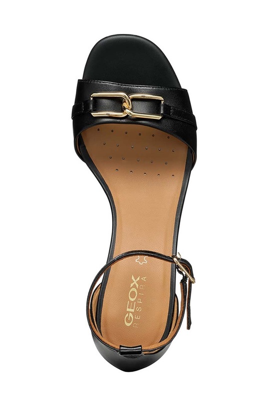 Geox sandale de piele D NEW ERAKLIA 80 D45RPE.000TU.C9999 negru