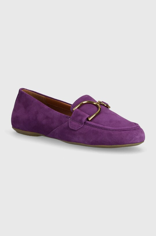 Geox mocasini din piele intoarsa D PALMARIA piele întoarsă violet D45MUJ.00021.C8000