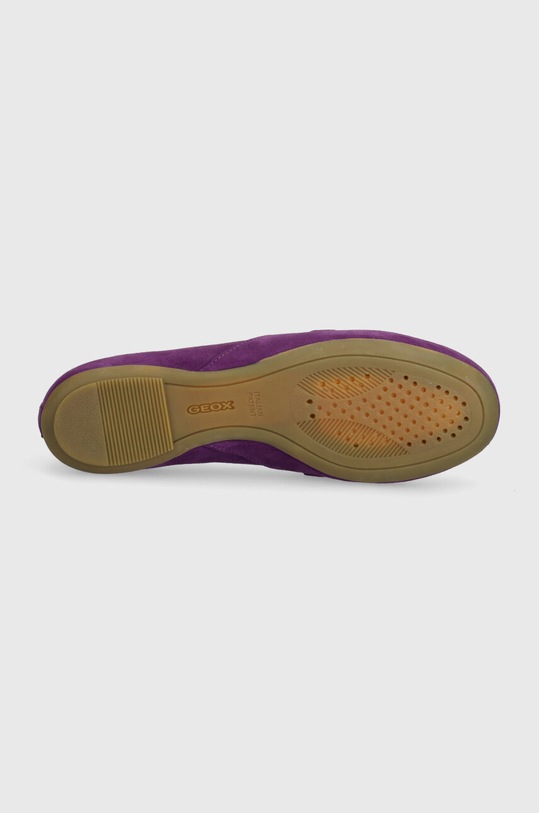 Semišové mokasíny Geox D PALMARIA D45MUJ.00021.C8000 fialová