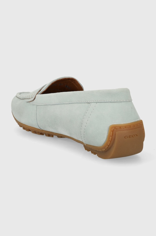 Boty Semišové mokasíny Geox D KOSMOPOLIS + GRIP D35RCA.00021.C4003 tyrkysová