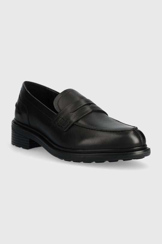 Geox mokasyny skórzane D WALK PLEASURE D36TGF.00043.C9999 czarny SS24