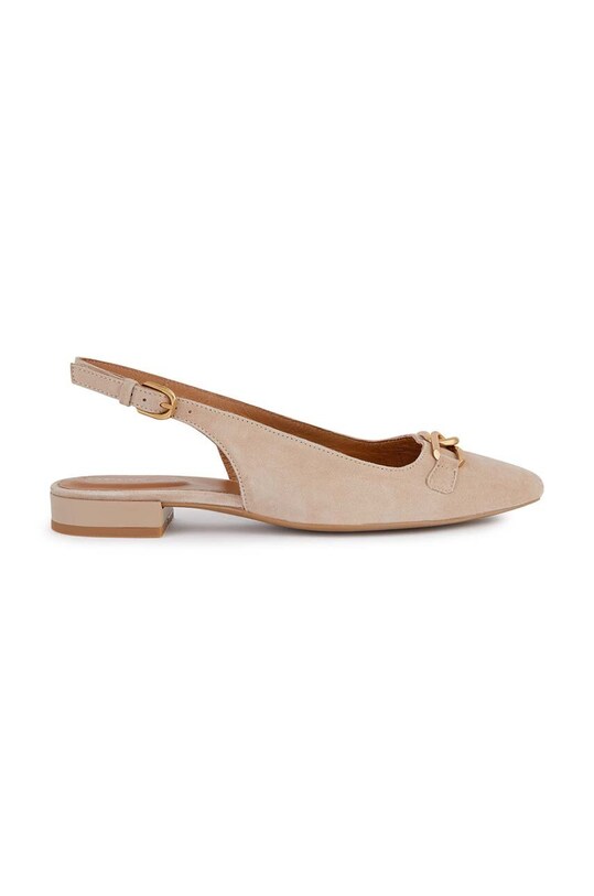 Geox balerini din piele intoarsa D CHARYSSA piele întoarsă bej D459BB.00021.C8156