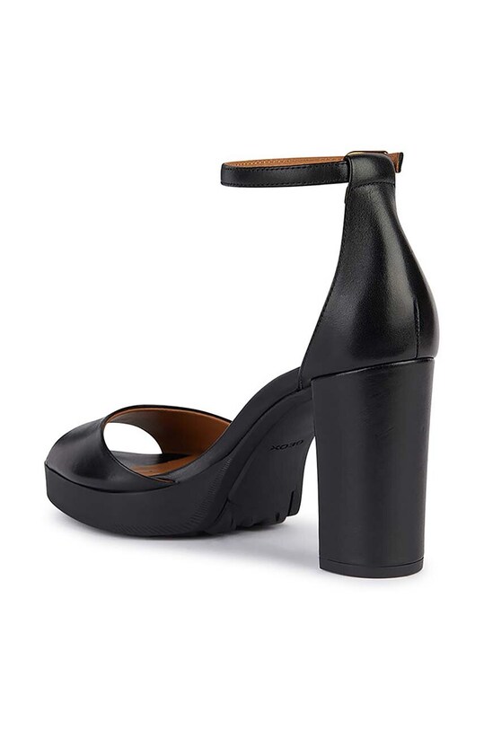 Geox bőr szandál D WALK PLEASURE 85S fekete D45B6D.00043.C9999