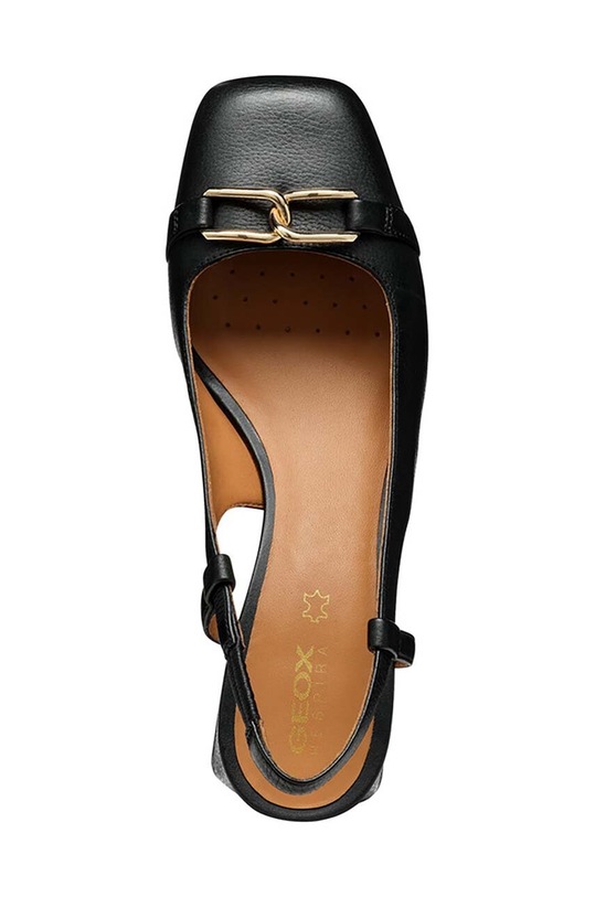 Geox pantofi de piele D CORONILLA D45D1A.00046.C9999 negru