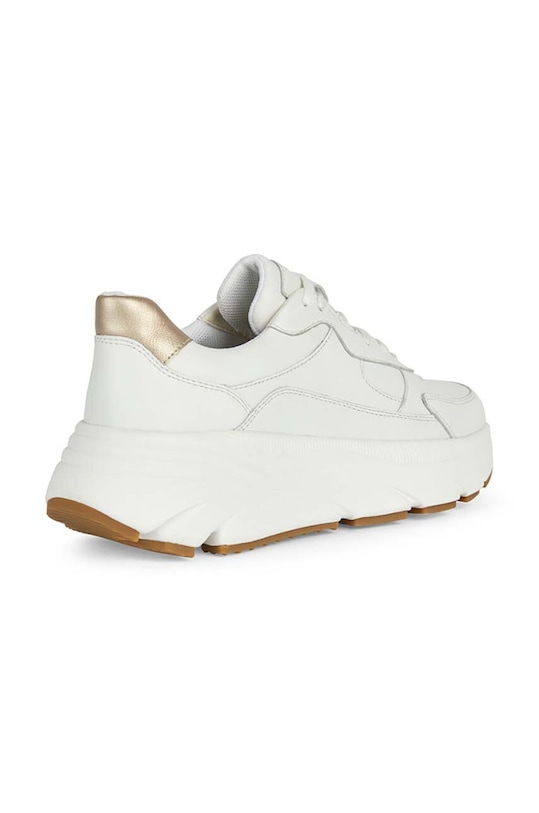 Boty Kožené tenisky Geox D DIAMANTA D45UFB.085NF.C1327 bílá