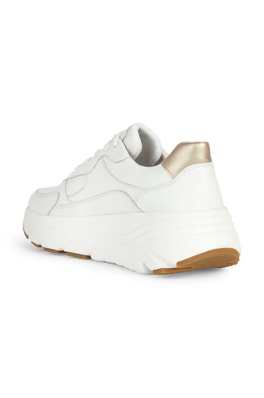 Kožené tenisky Geox D DIAMANTA bílá D45UFB.085NF.C1327