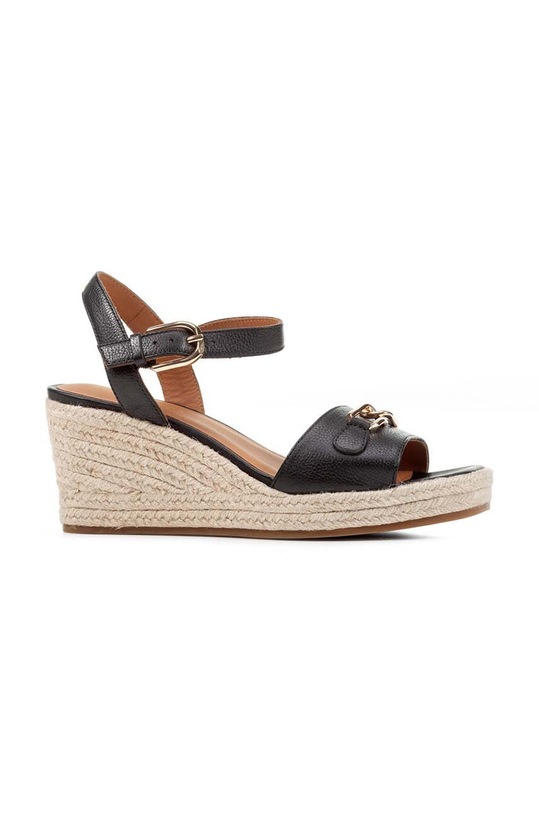 Geox sandały skórzane D PANAREA 5-8 cm czarny D45UYC.00046.C9999
