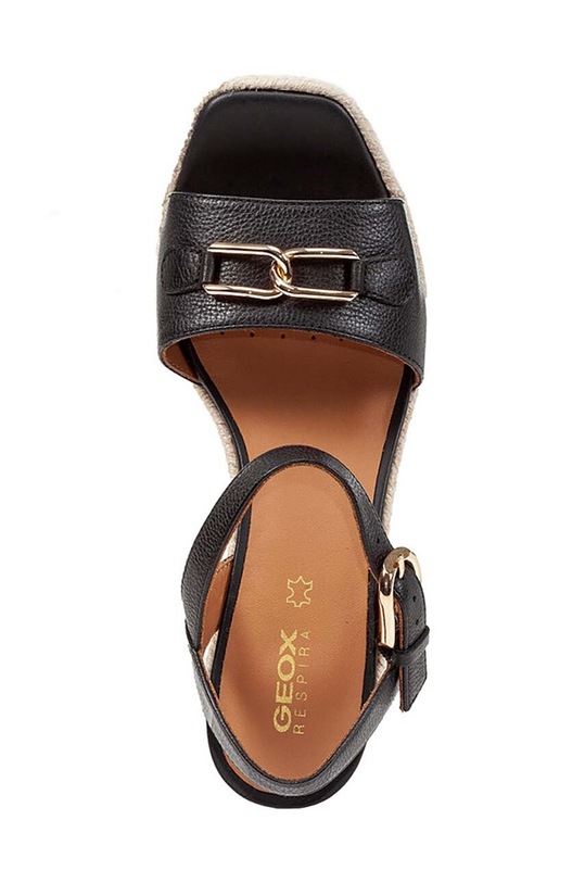 Geox sandale de piele D PANAREA D45UYC.00046.C9999 negru