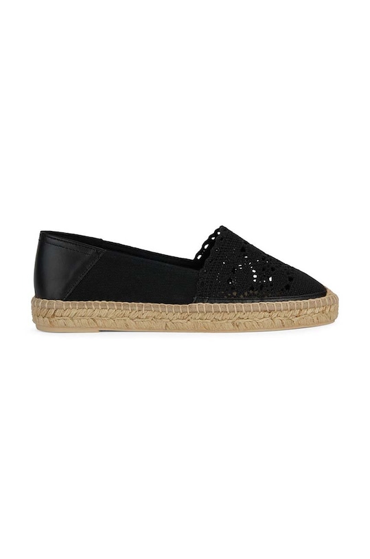 Geox espadryle D LAMPEDUSA płaski czarny D45V0D.0DS10.C9999