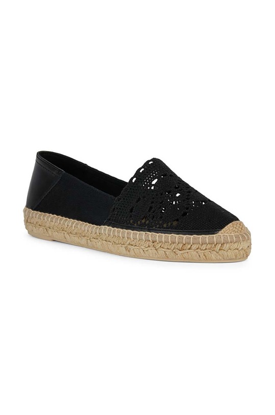 Geox espadrile D LAMPEDUSA D45V0D.0DS10.C9999 negru SS24