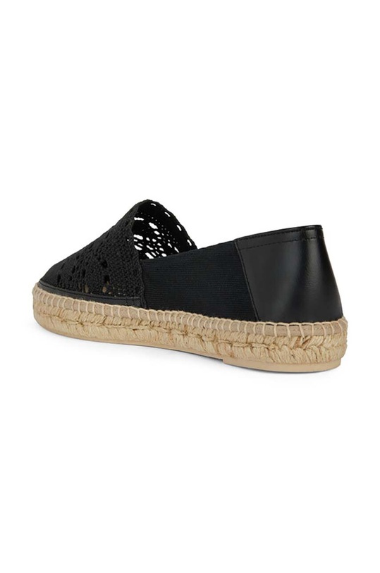 Geox espadrile D LAMPEDUSA negru D45V0D.0DS10.C9999
