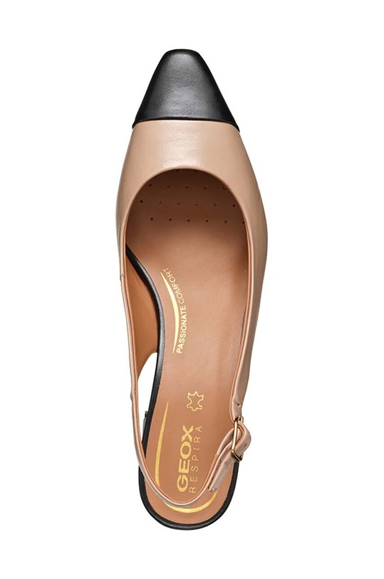 Geox czółenka skórzane D GISELDA D45VCB.000TU.C9321 beżowy