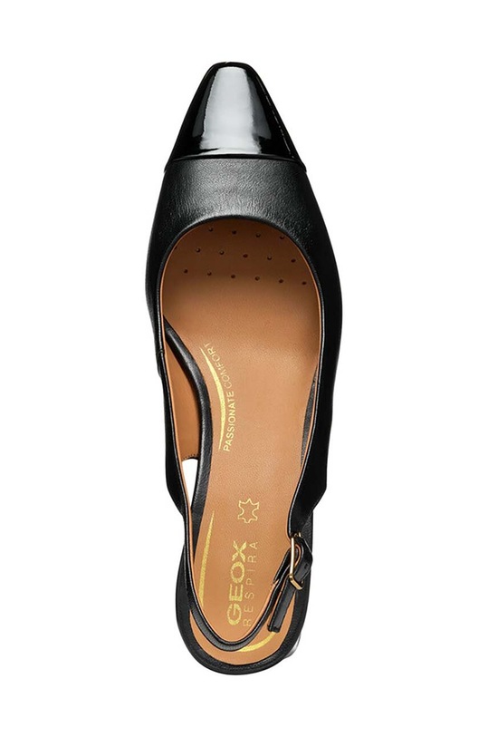 Geox czółenka skórzane D GISELDA D45VCB.0TU66.C9999 czarny