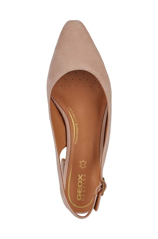 Geox scarpe décolleté in pelle scamosciata D GISELDA D45VCC.00021.C8156 beige