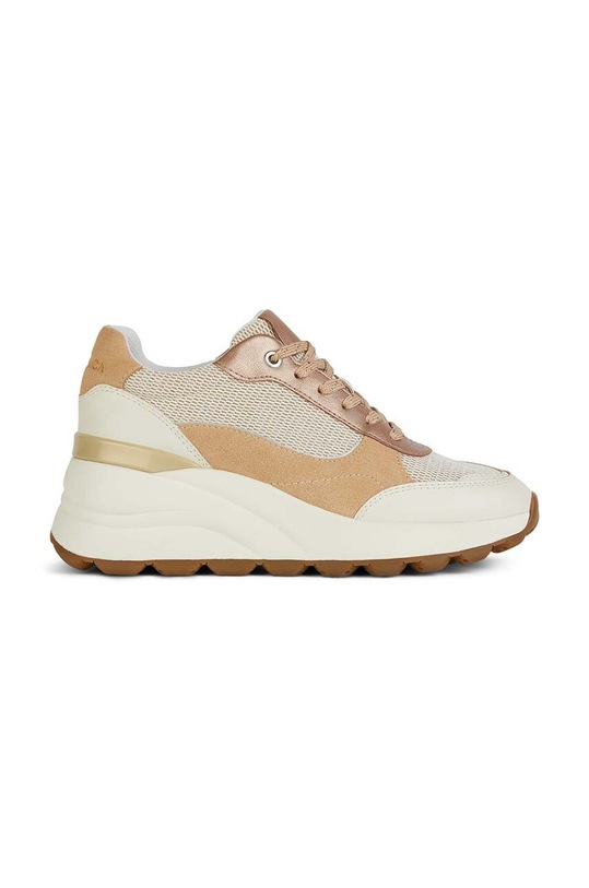 Tenisky Geox D SPHERICA EC13 textilný béžová D45WAA.085AS.C1Q5L