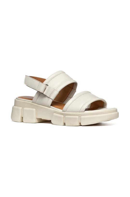 Geox sandale de piele D LISBONA D45PSA.000TU.C5004 bej SS24