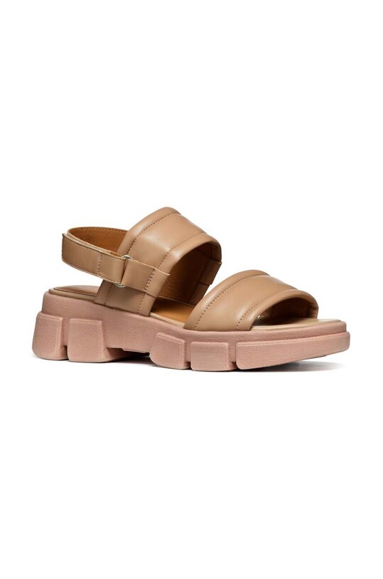 Geox sandali in pelle D LISBONA D45PSA.000TU.C8191 beige SS24