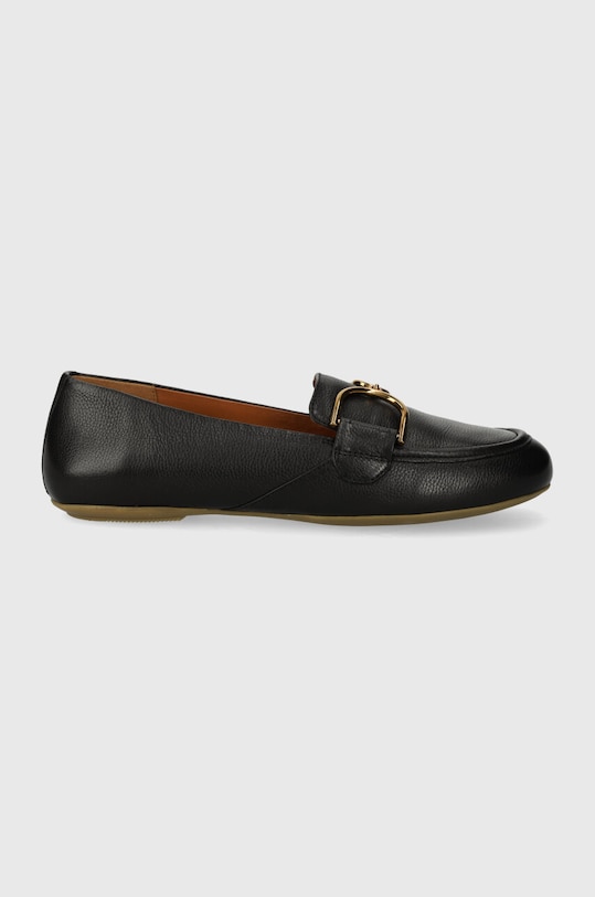 Geox mocasini de piele D PALMARIA piele negru D45MUJ.00046.C9999