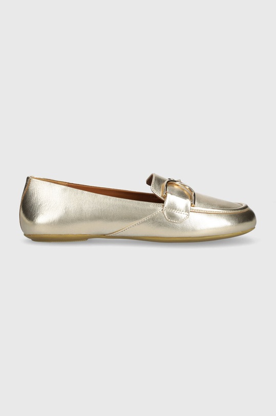 Geox mocasini de piele D PALMARIA piele patentata aur D45MUJ.000Y2.C2012