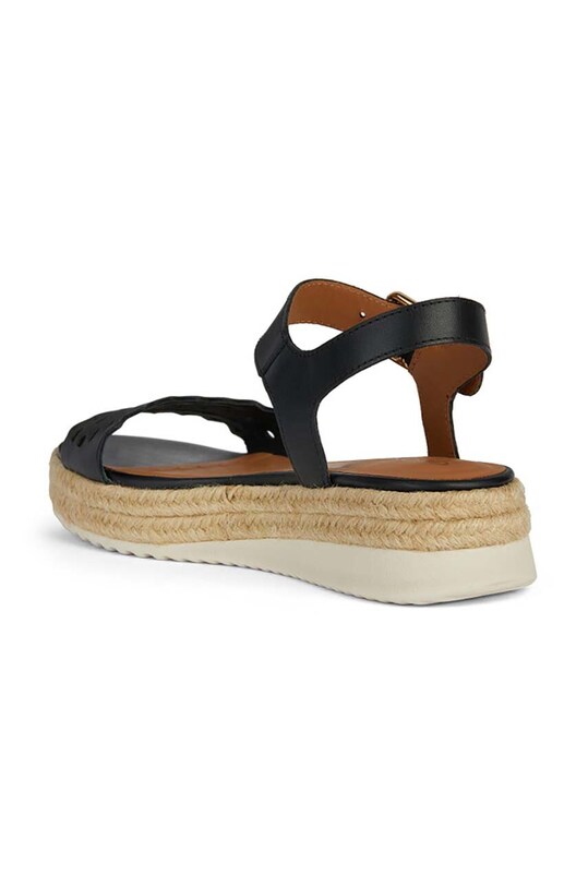 Geox sandale de piele D EOLIE negru D45SRA.00043.C9999