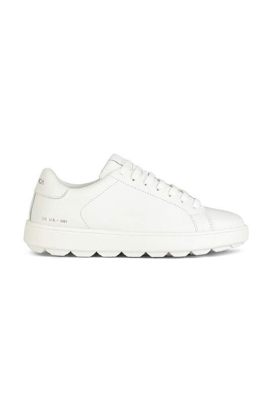 Geox sneakersy skórzane D SPHERICA ECUB-1 płaska biały D45WEB.00085.C1000