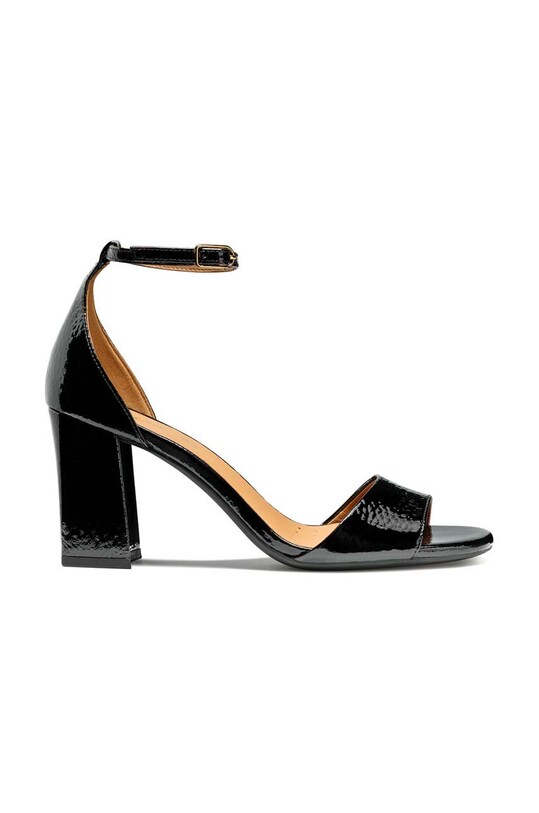 Geox sandały skórzane D NEW ERAKLIA 80 5-8 cm czarny D35RPA.000FM.C9999