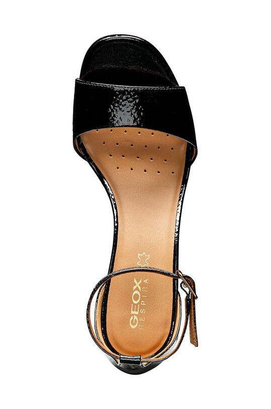 Geox sandale de piele D NEW ERAKLIA 80 D35RPA.000FM.C9999 negru