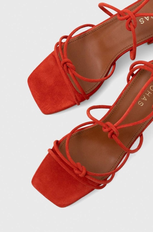 Semišové sandále Alohas Paloma oranžová S00083.19