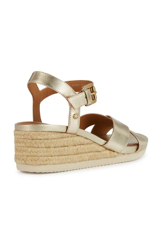 Încălțăminte Geox sandale de piele D ISCHIA CORDA D02HHC.000CF.C2012 aur