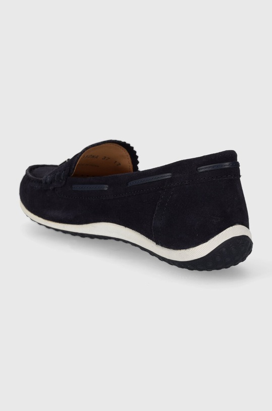 Boty Semišové mokasíny Geox D VEGA MOC D35DNA.00022.C4002 námořnická modř