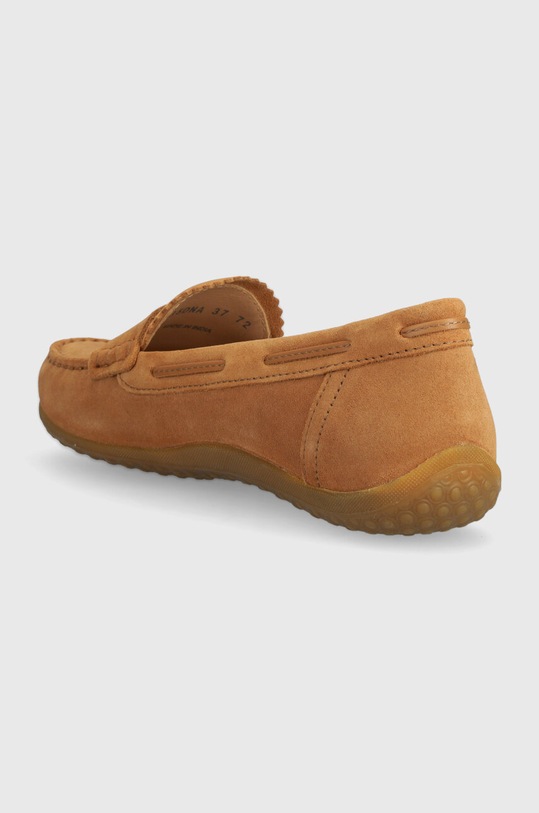 Boty Semišové mokasíny Geox D VEGA MOC D35DNA.00022.C6001 hnědá