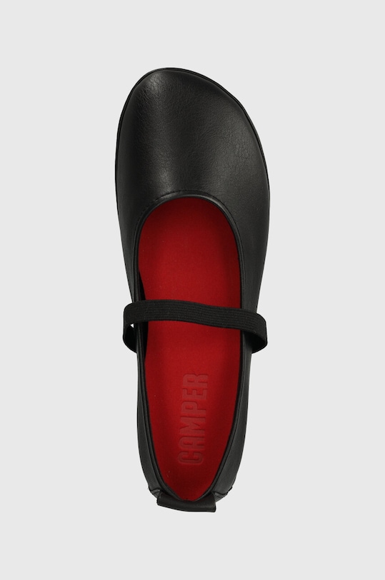 Шкіряні балетки Camper Right Nina чорний K201643.002