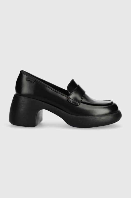 Camper pantofi de piele Thelma gros negru K201292.016
